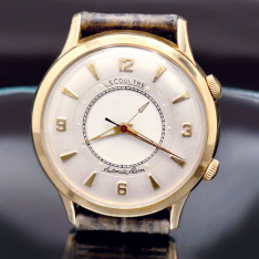 LeCoultre Memovox Wrist Watch | Jumbo Oversized Memovox Measures 38MM