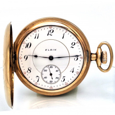 Elgin Pocket Watch with 21 Jewel 3-Finger Bridge Movement CA1909