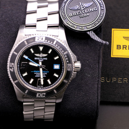 Breitling Super Ocean 44 Dive Watch | Includes Inner, Outer Boxes, Tags, Booklets & Receipt