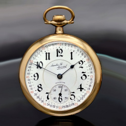 Santa Fe Special Illinois Railroad Pocket Watch with Marked Dial | 21 Jewel, 16 Size