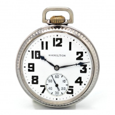 Railroad Watch | Hamilton 992B Railroad Pocket Watch from WWII CA1943