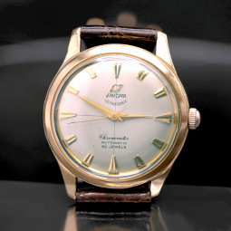 Enicar Ultrasonic Chronometer 18K Gold Wrist Watch | 30 Jewel Automatic Swiss Watch