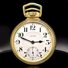 Series O Howard Railroad Pocket Watch | High-Grade 23 Jewel Movement, 16 Size Case