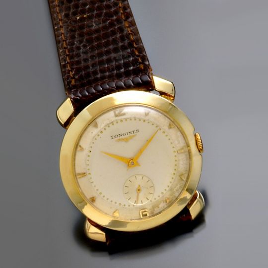 14K Gold Longines Wrist Watch 17 Jewel CA1952 ashlandwatches